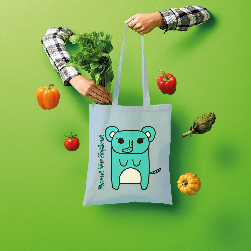 Peanut The Elephant - Shopper Tote Bag