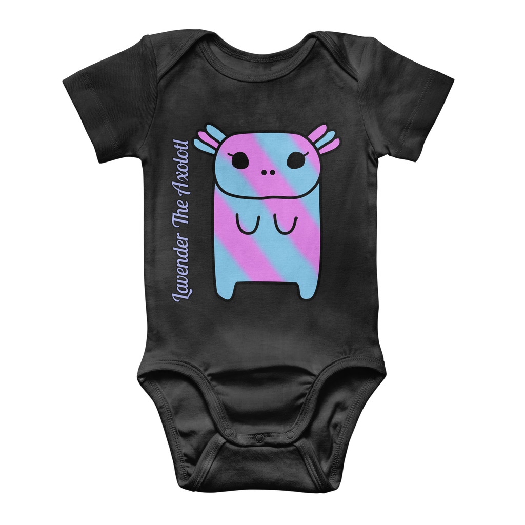 Lavender The Axolotl - Classic Baby Bodysuit