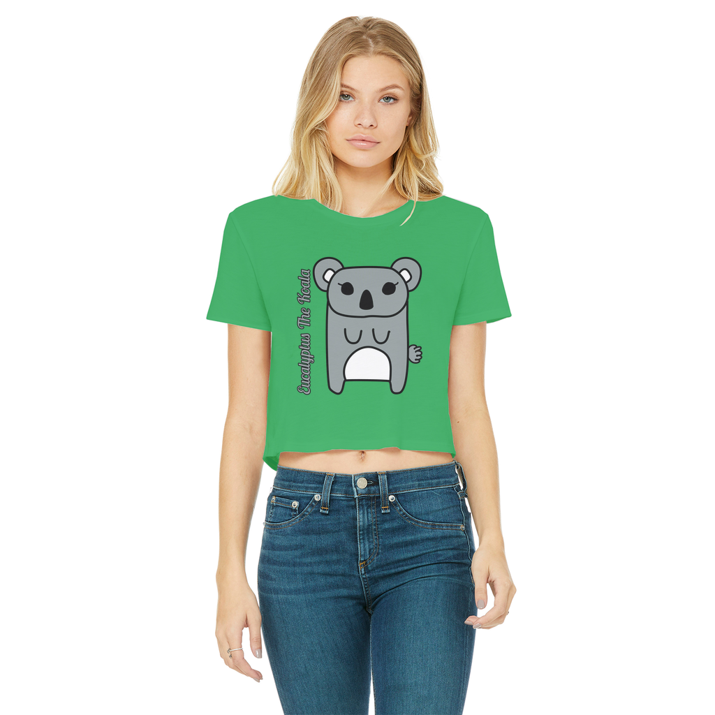 Eucalyptus The Koala - Women's Cropped Top