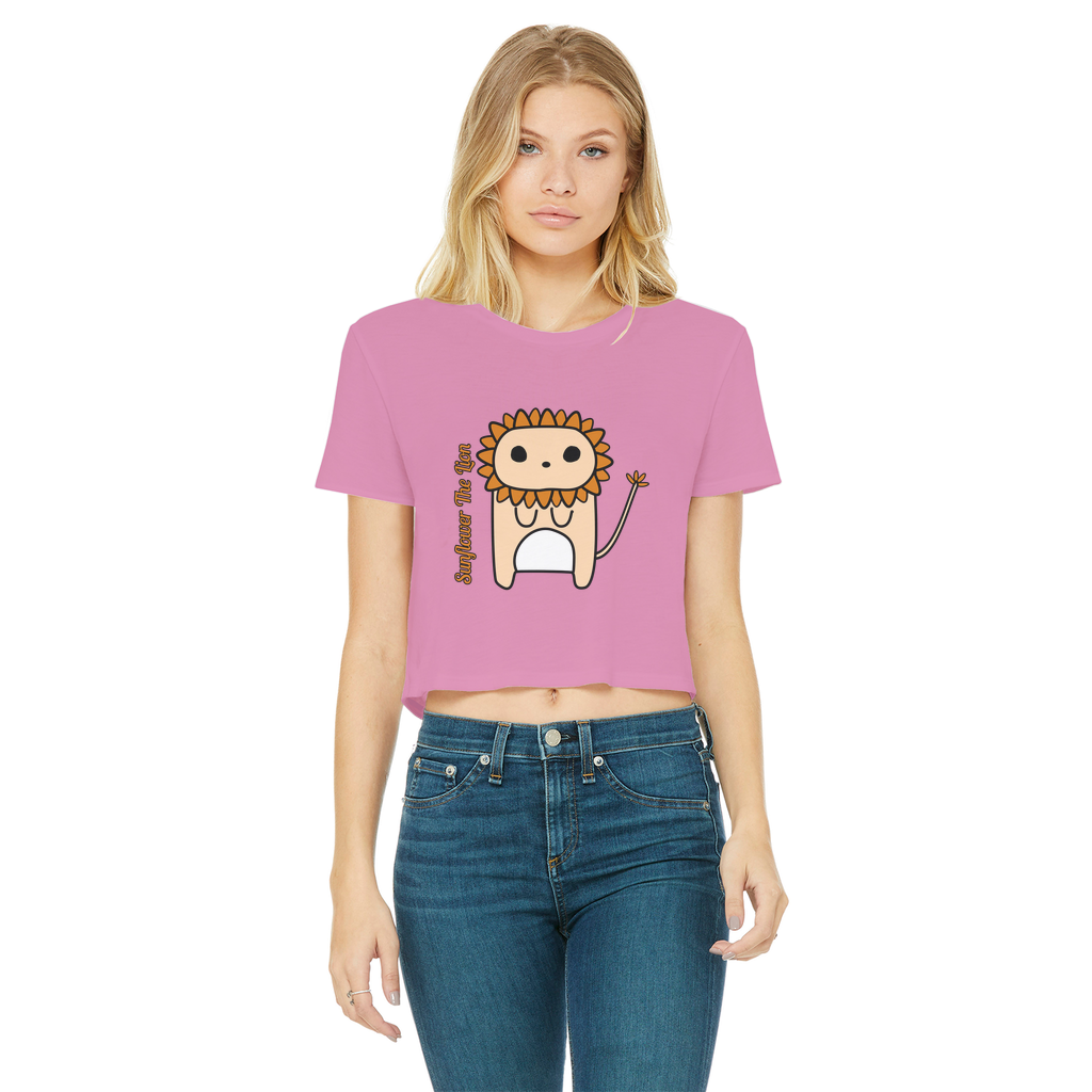 Sunflower the Lion - Women's Cropped Top