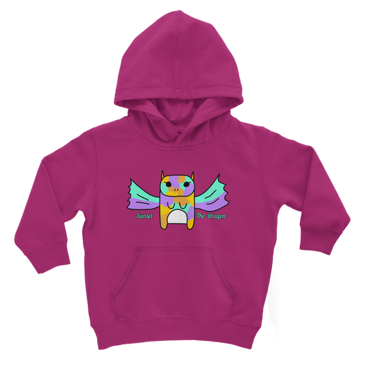 Sunset The Dragon - Classic Kids Hoodie