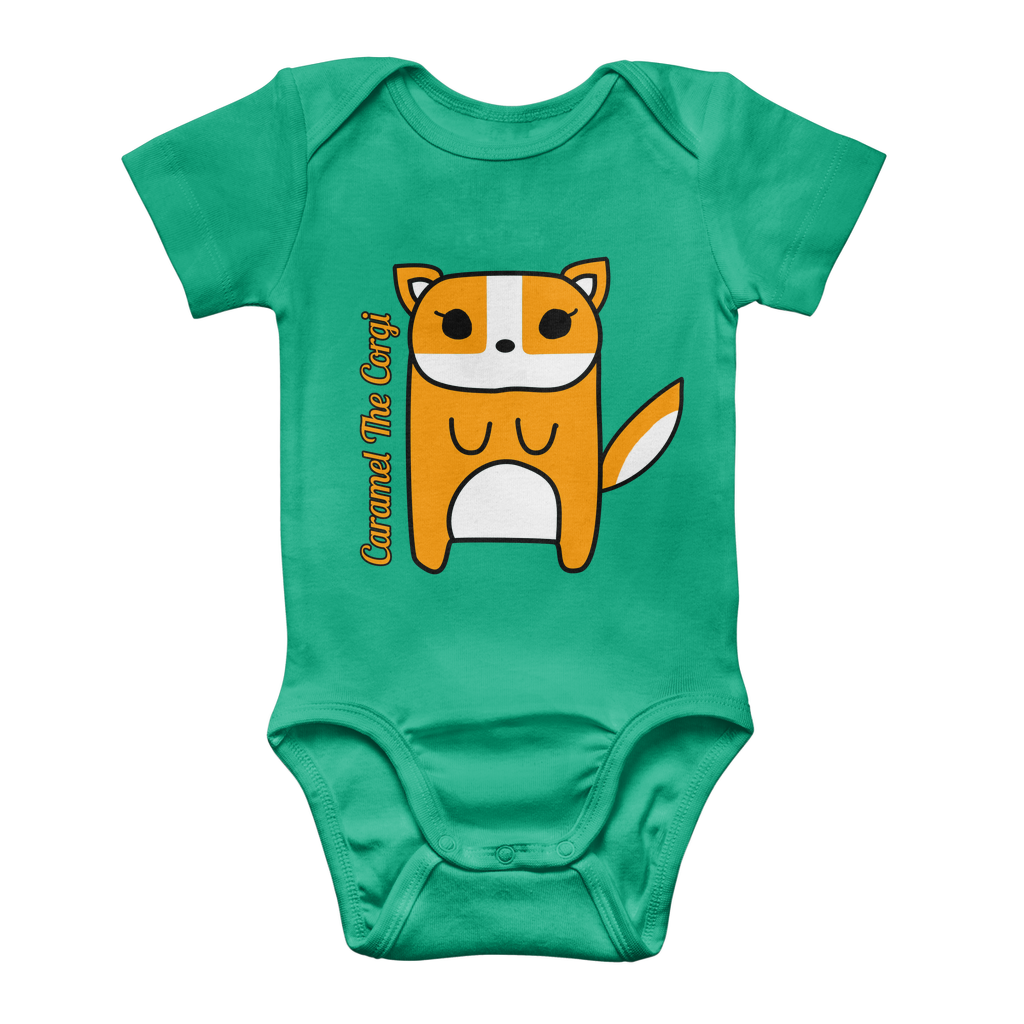 Caramel The Corgi - Classic Baby Bodysuit