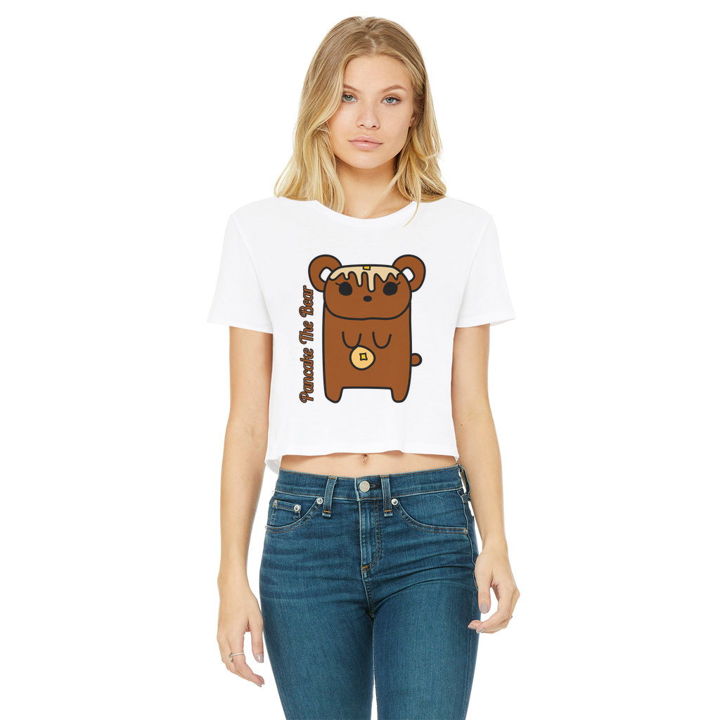 Pancake The Bear - Women's Cropped Top