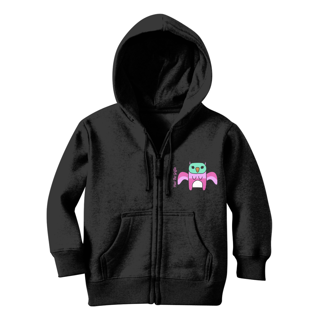 Pixel The Griffin - Classic Kids Zip Hoodie