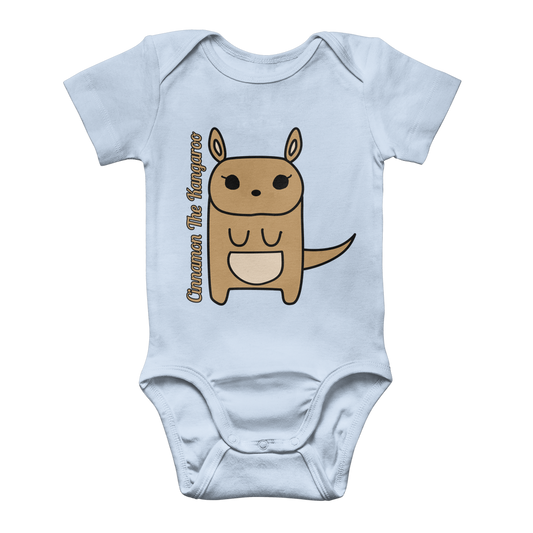 Cinnamon The Kangaroo - Classic Baby Bodysuit