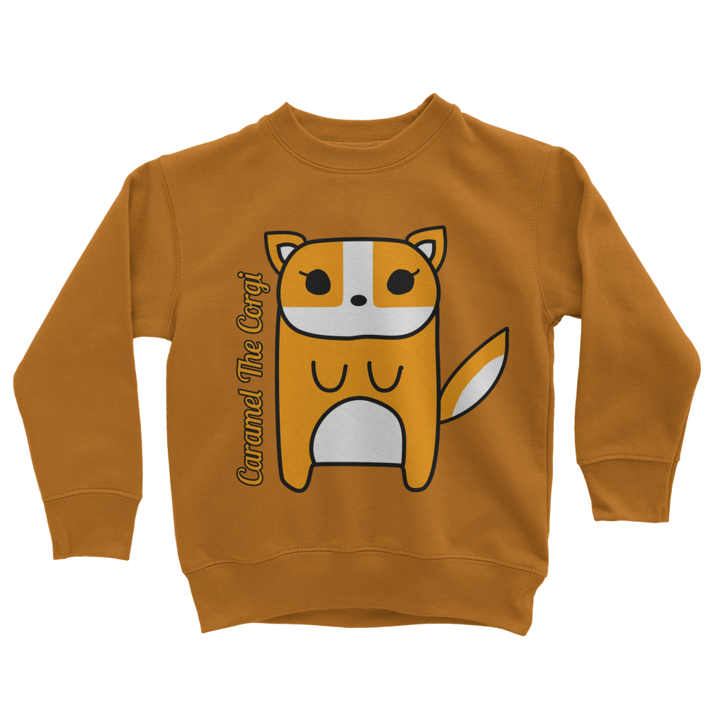 Caramel The Corgi - Classic Kids Sweatshirt