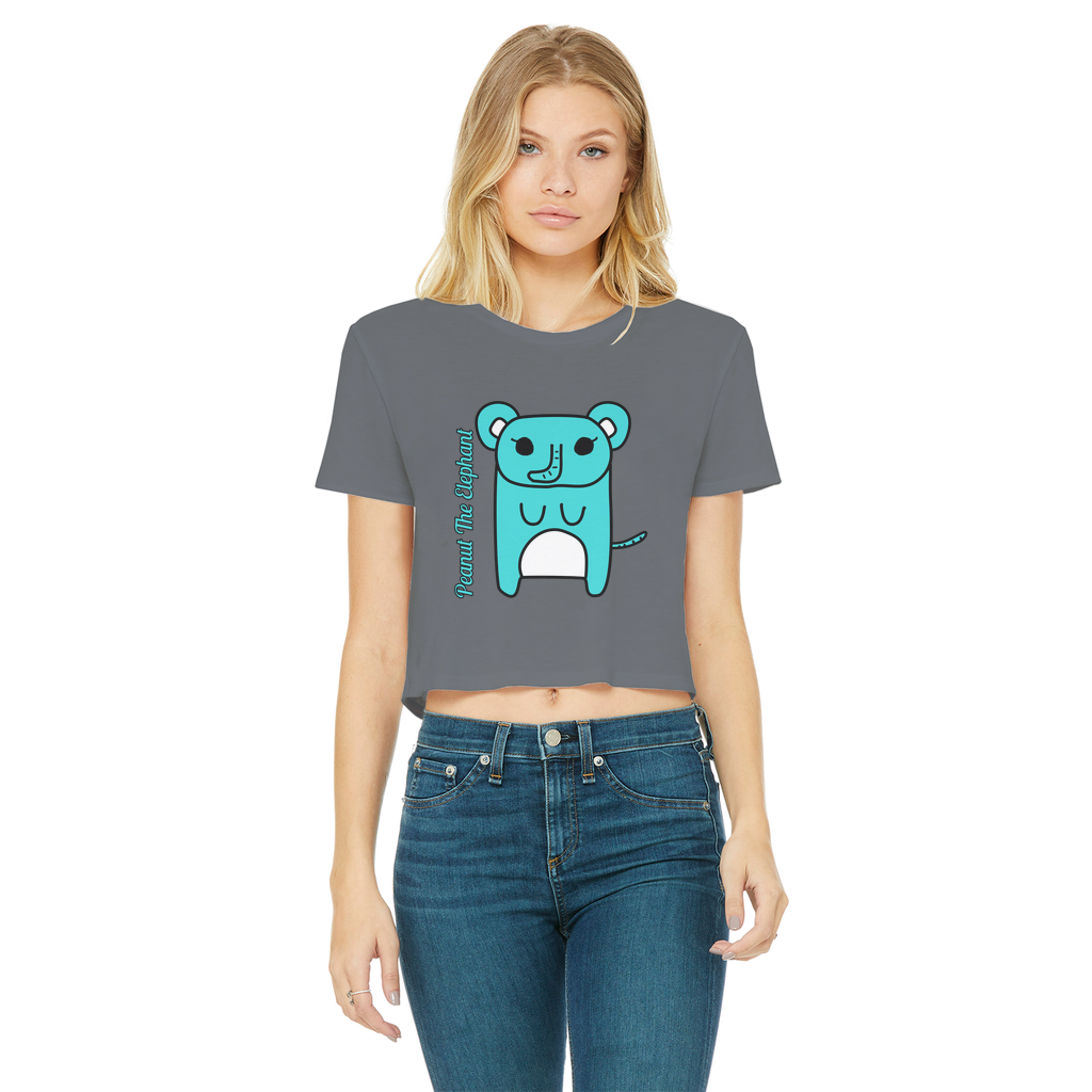 Peanut The Elephant - Women's Cropped Top