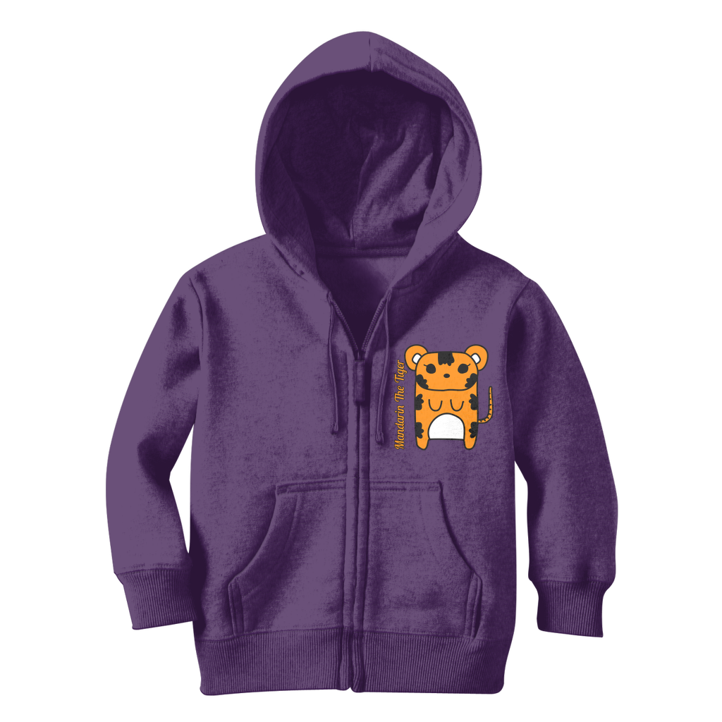 Mandarin The Tiger - Classic Kids Zip Hoodie