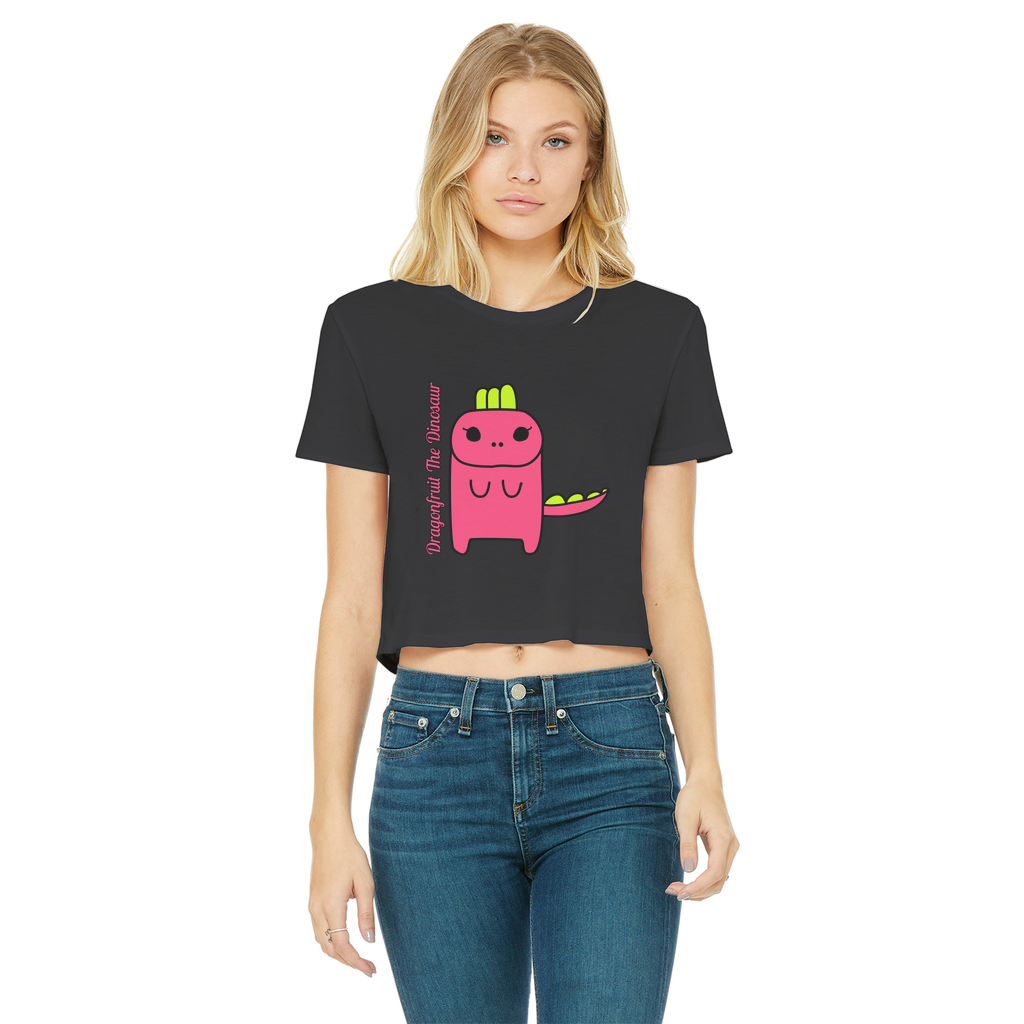 Dragonfruit The Dinosaur - Women's Cropped Top