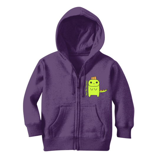 Kiwi The Dinosaur - Classic Kids Zip Hoodie