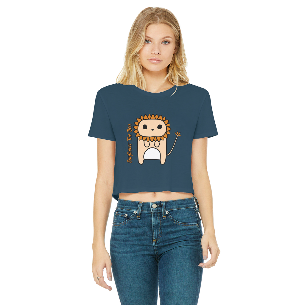 Sunflower the Lion - Women's Cropped Top