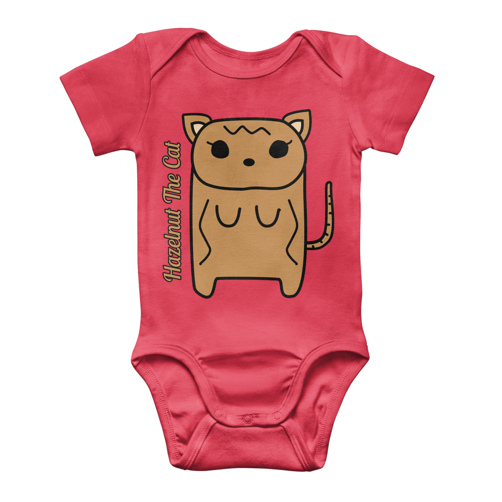 Hazelnut The Cat - Classic Baby Bodysuit