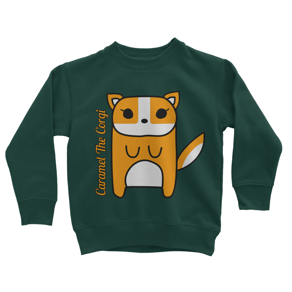 Caramel The Corgi - Classic Kids Sweatshirt