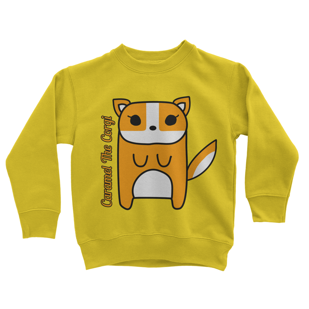 Caramel The Corgi - Classic Kids Sweatshirt