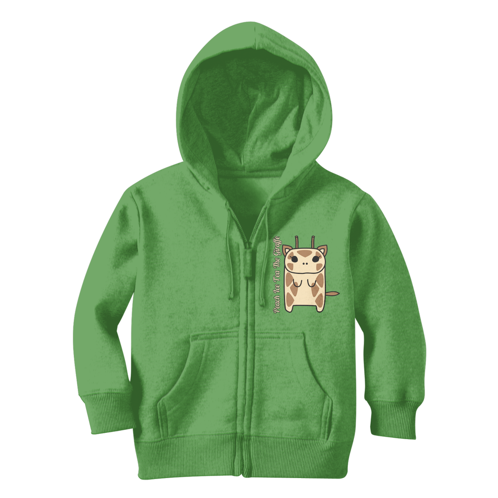 Peach Ice Tea The Giraffe - Classic Kids Zip Hoodie