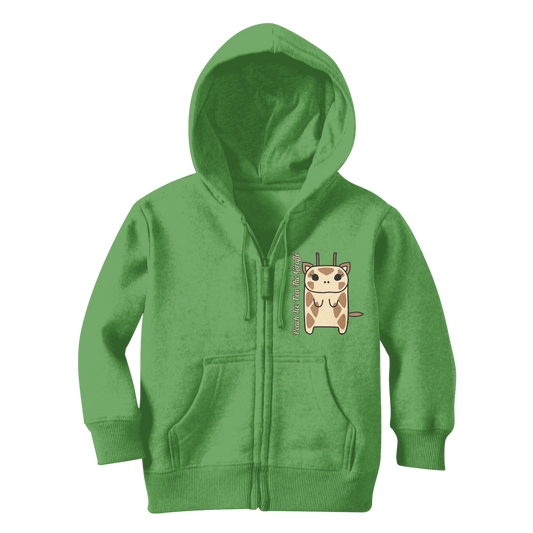 Peach Ice Tea The Giraffe - Classic Kids Zip Hoodie