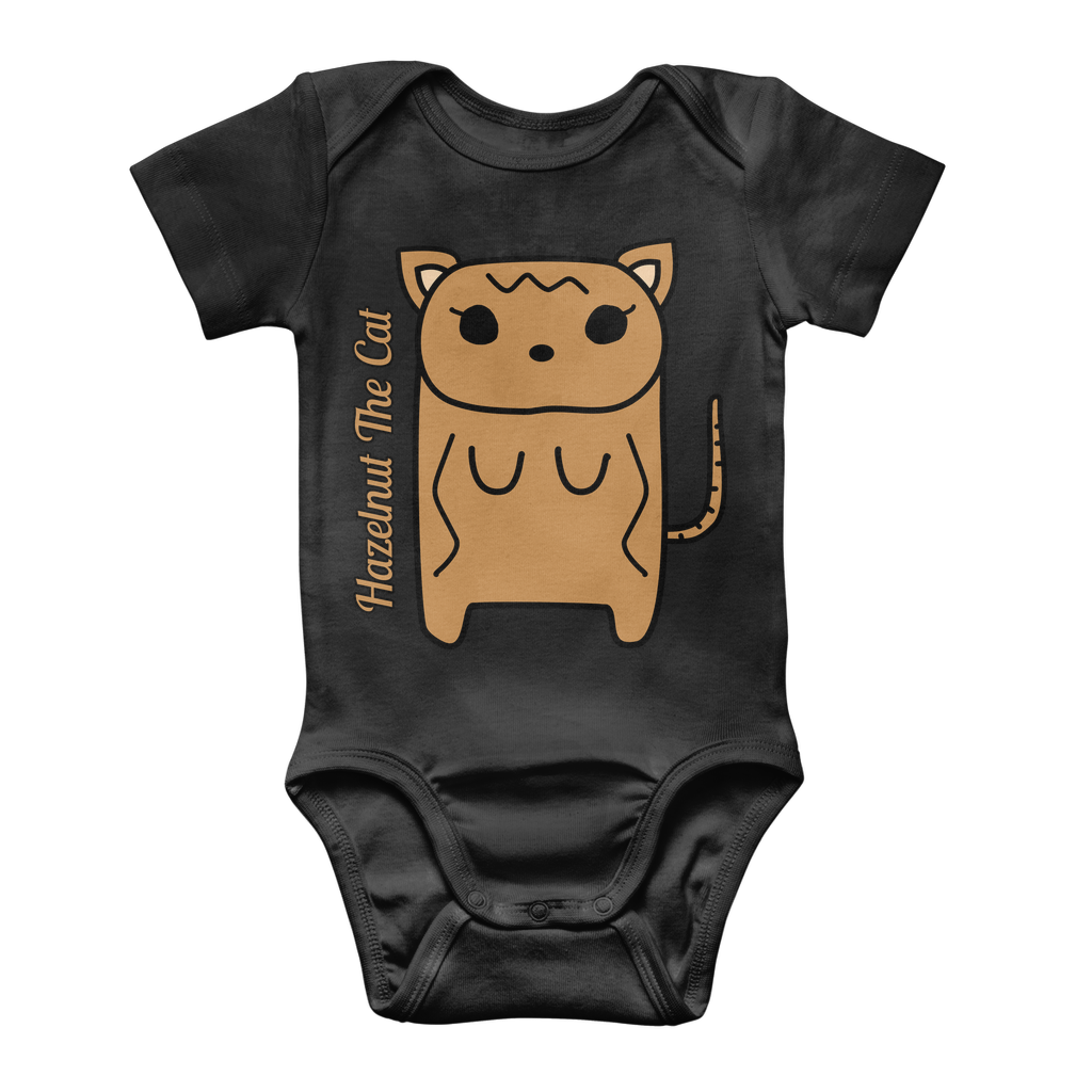 Hazelnut The Cat - Classic Baby Bodysuit