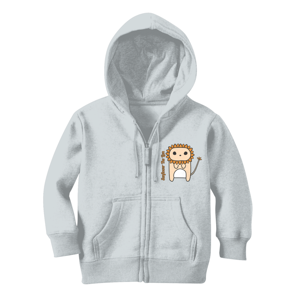 Sunflower the Lion - Classic Kids Zip Hoodie