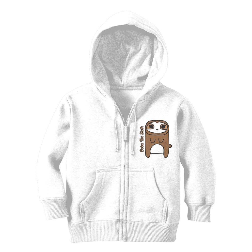 Boba The Sloth - Classic Kids Zip Hoodie