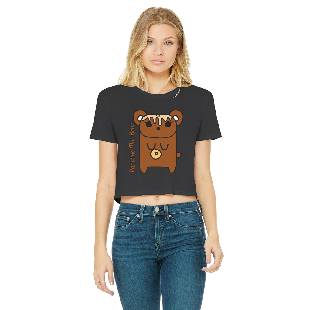 Pancake The Bear - Women's Cropped Top