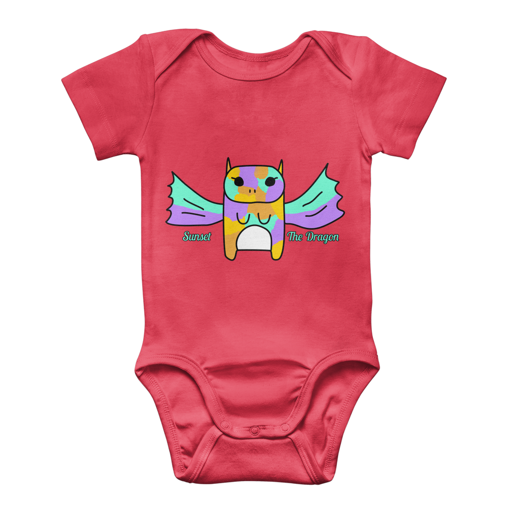 Sunset The Dragon - Classic Baby Bodysuit