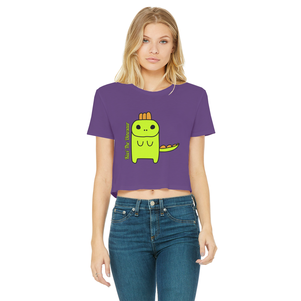 Kiwi The Dinosaur - Women's Cropped Top