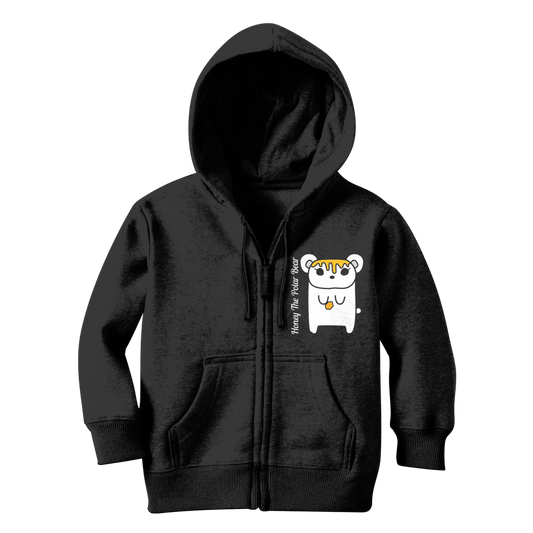 Honey The Polar Bear - Classic Kids Zip Hoodie