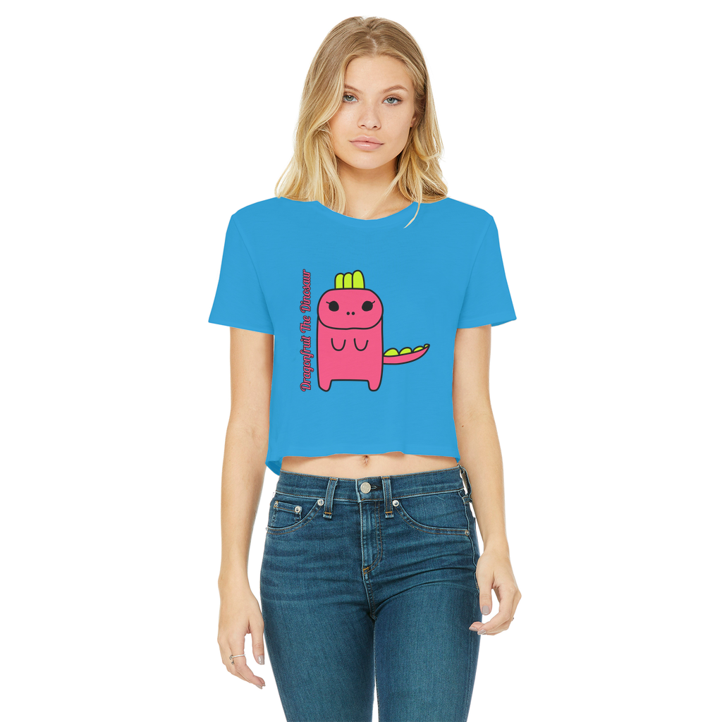 Dragonfruit The Dinosaur - Women's Cropped Top