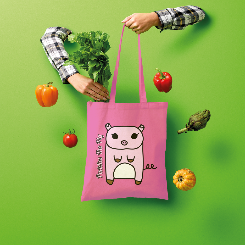 Puddles The Pig - Shopper Tote Bag