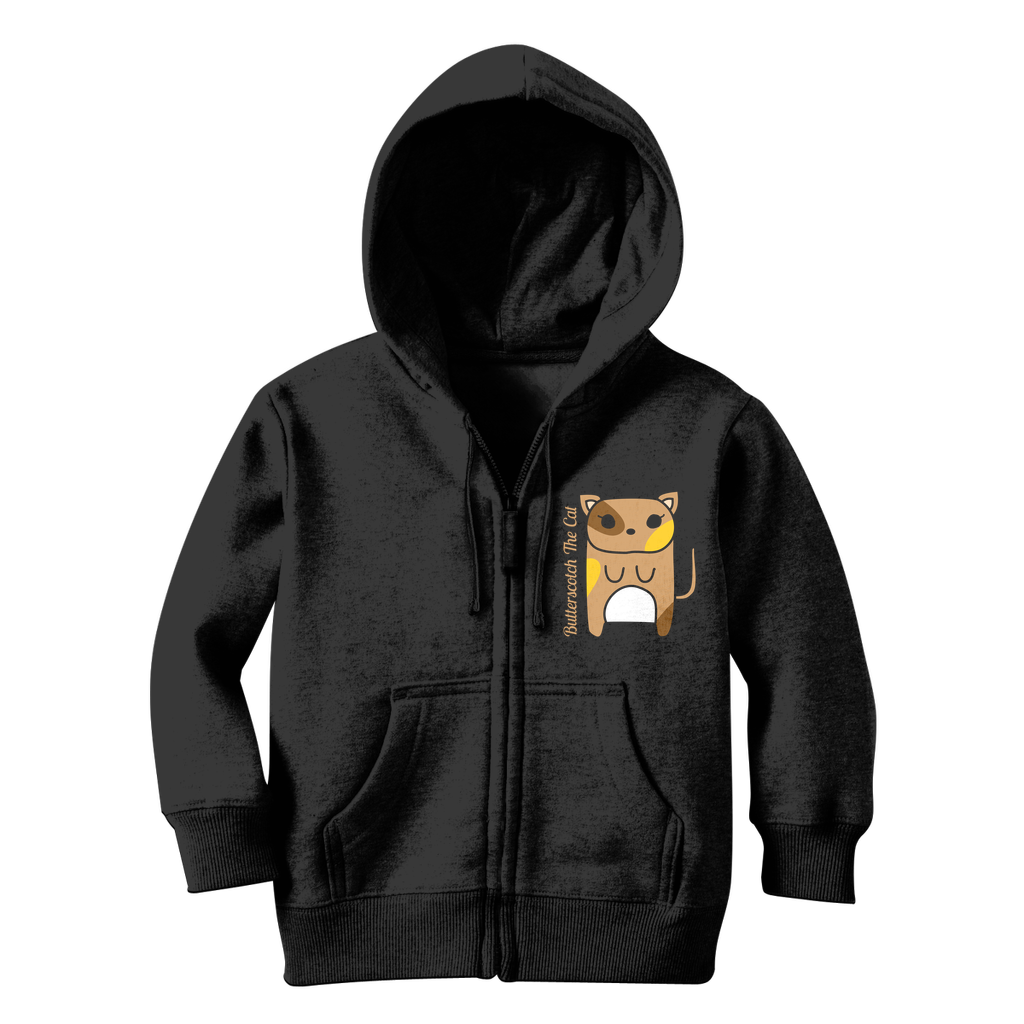 Butterscotch The Cat - Classic Kids Zip Hoodie