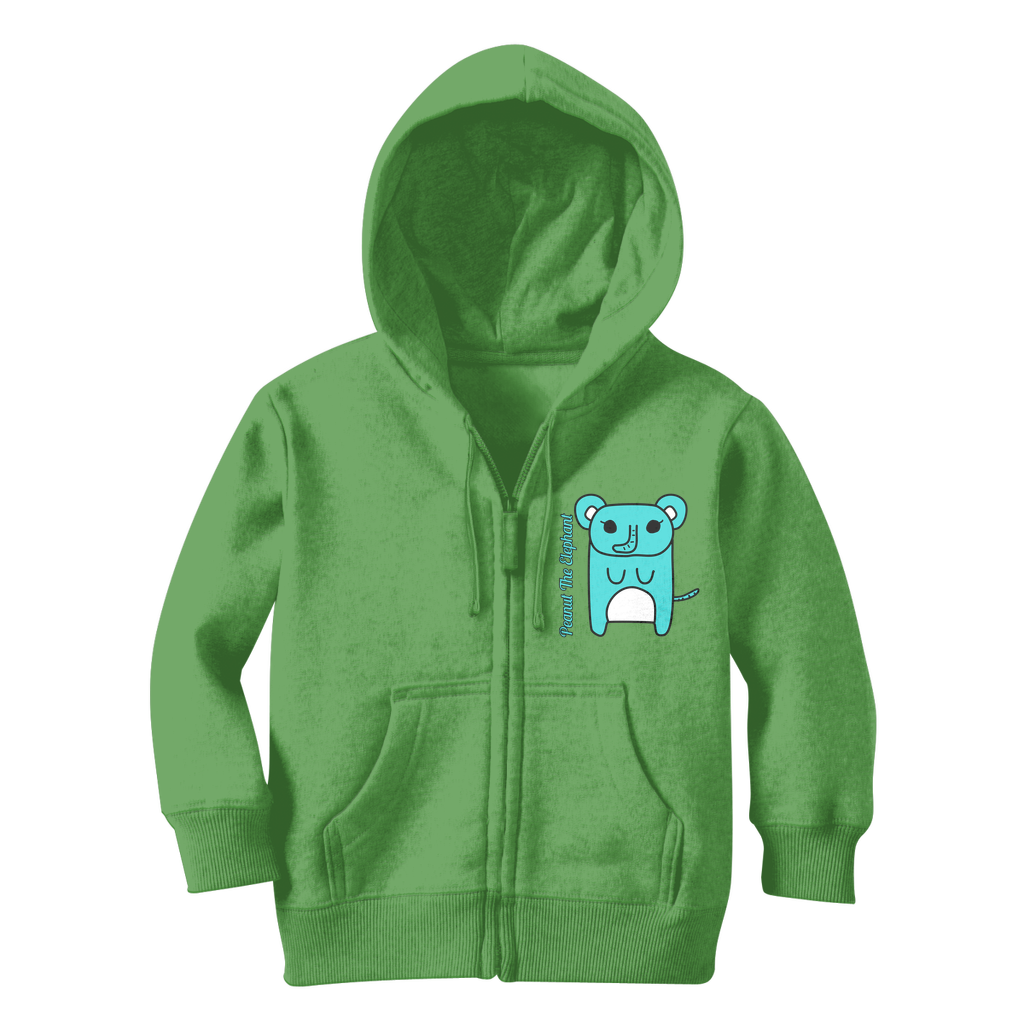 Peanut The Elephant - Classic Kids Zip Hoodie