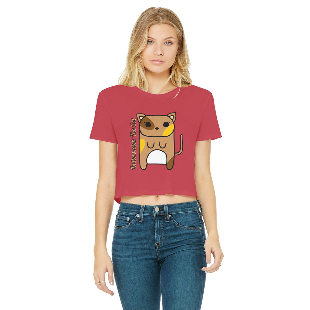 Butterscotch The Cat - Women's Cropped Top