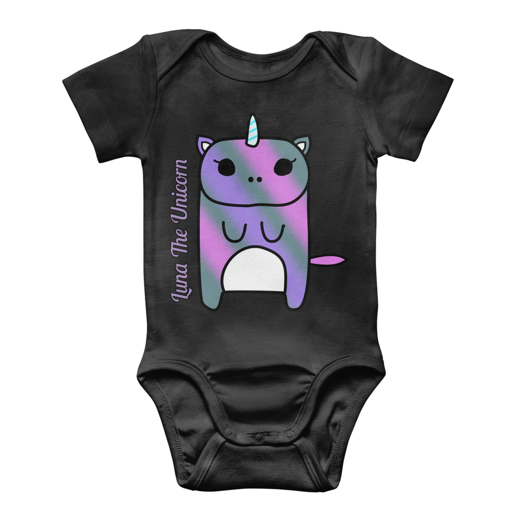 Luna The Unicorn - Classic Baby Bodysuit