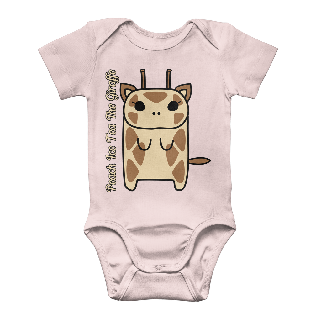 Peach Ice Tea The Giraffe - Classic Baby Bodysuit