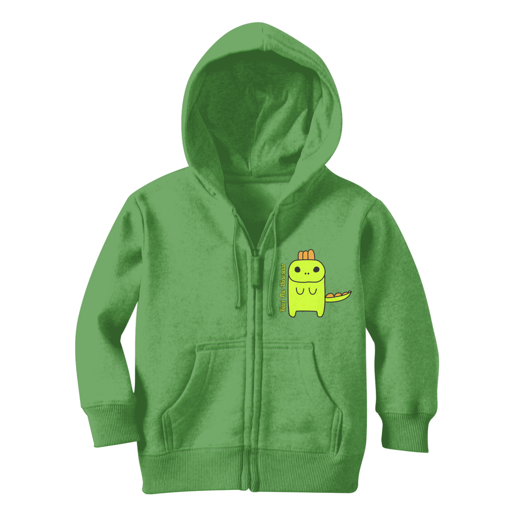 Kiwi The Dinosaur - Classic Kids Zip Hoodie