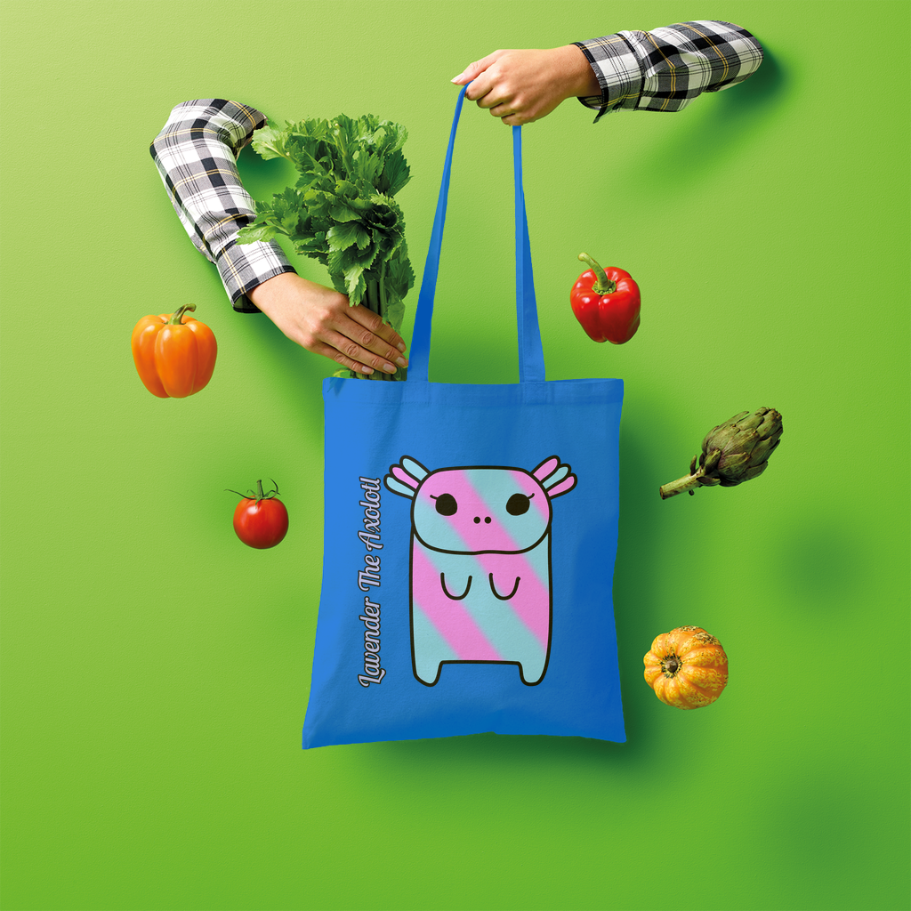 Lavender The Axolotl - Shopper Tote Bag