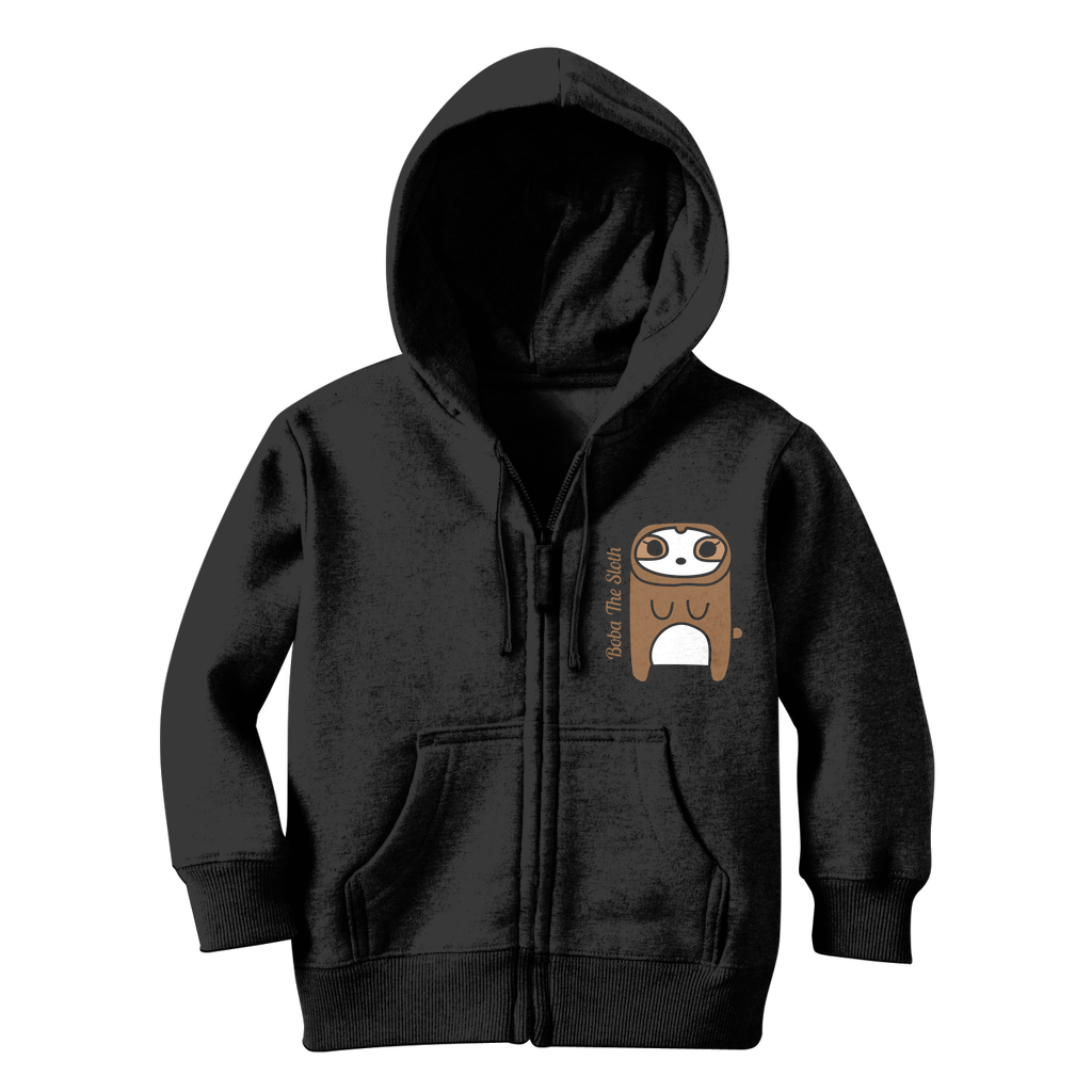 Boba The Sloth - Classic Kids Zip Hoodie