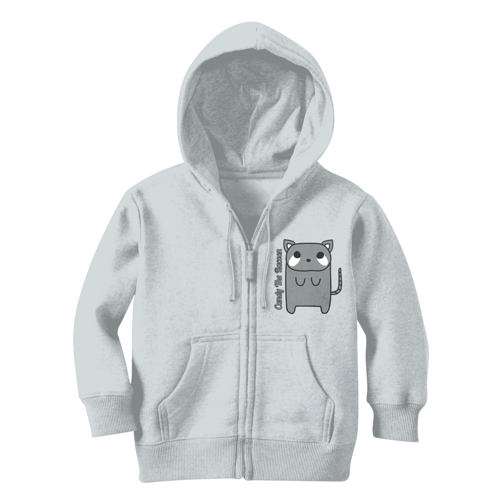 Candy The Racoon - Classic Kids Zip Hoodie