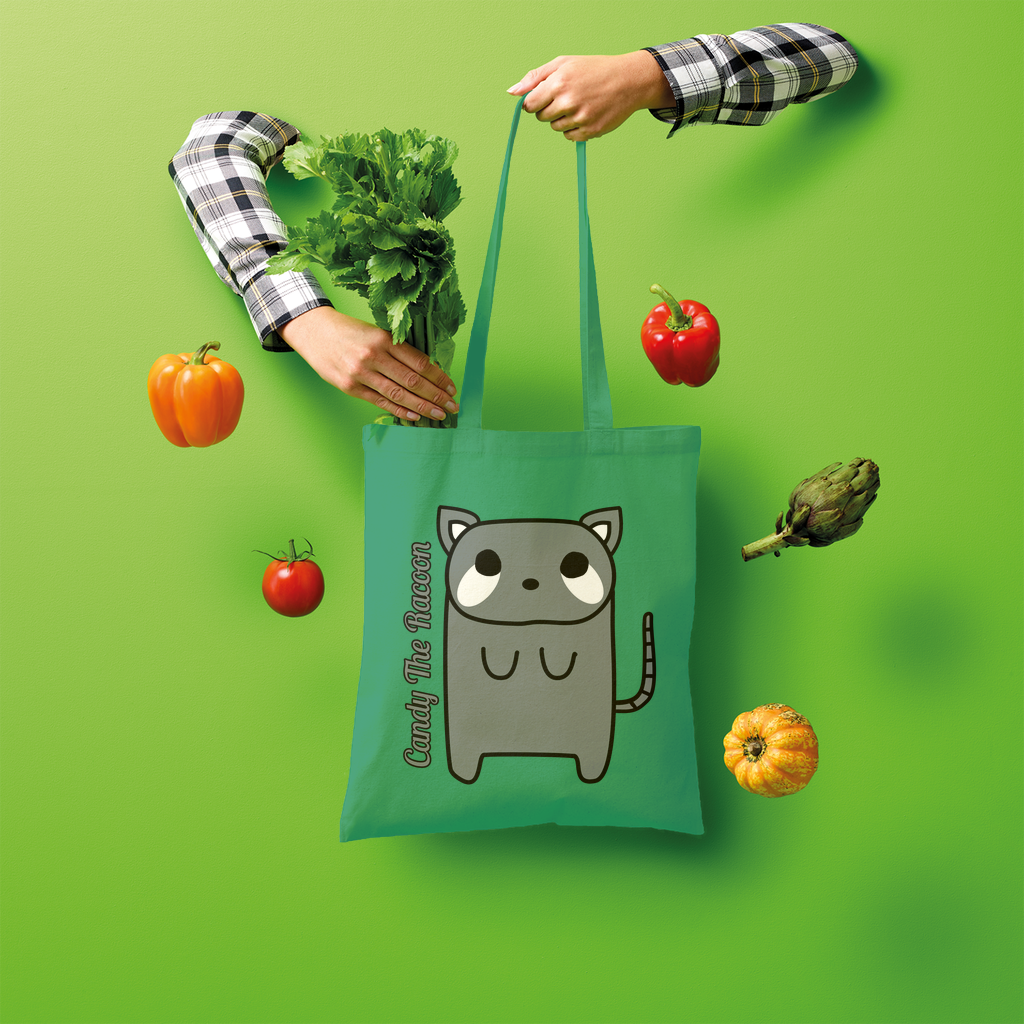 Candy The Racoon - Shopper Tote Bag