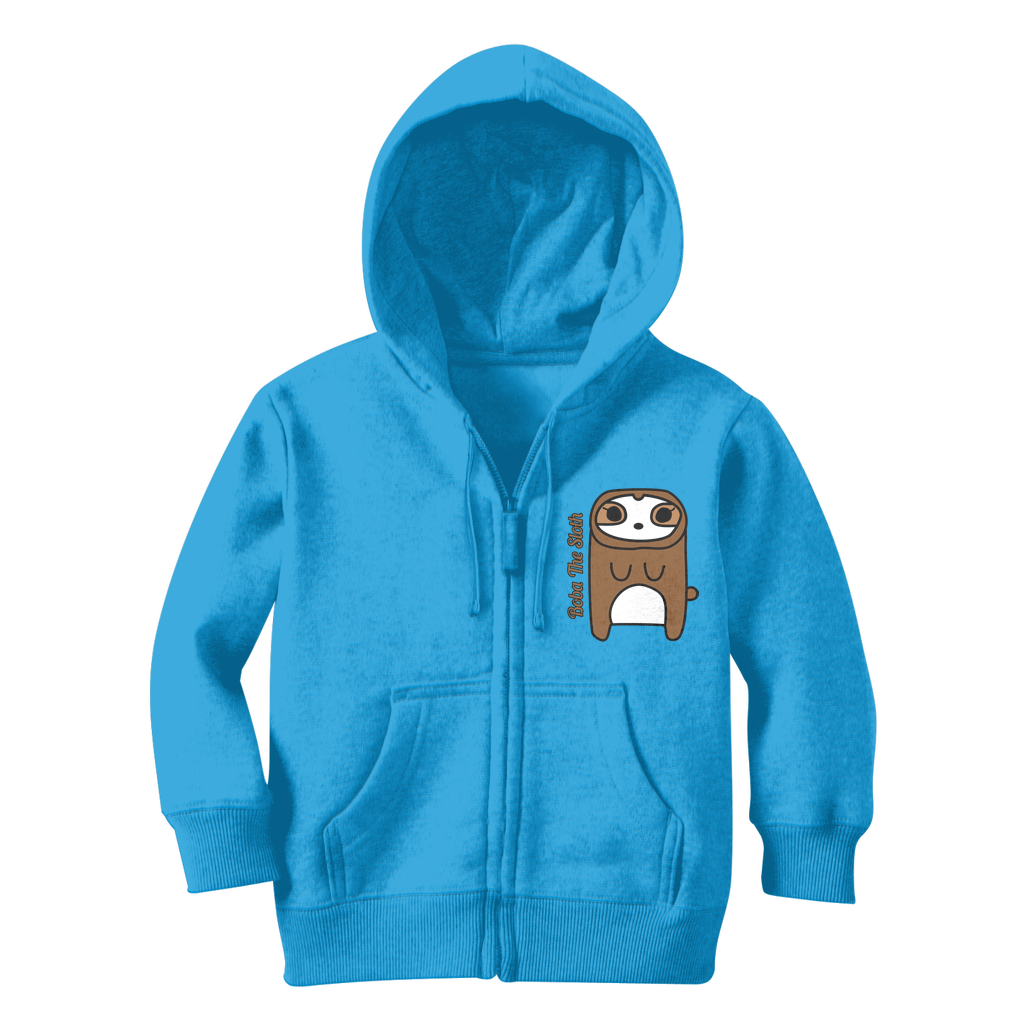 Boba The Sloth - Classic Kids Zip Hoodie