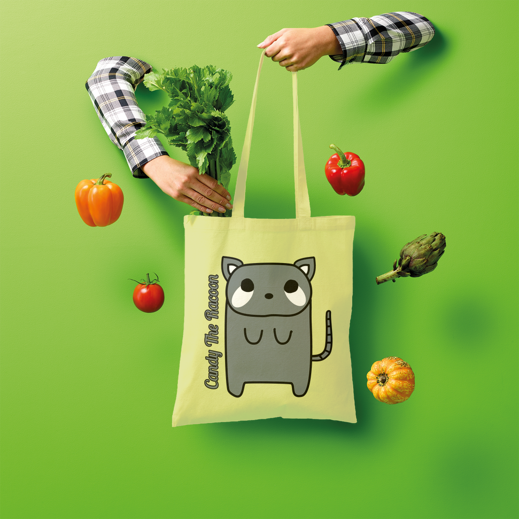 Candy The Racoon - Shopper Tote Bag