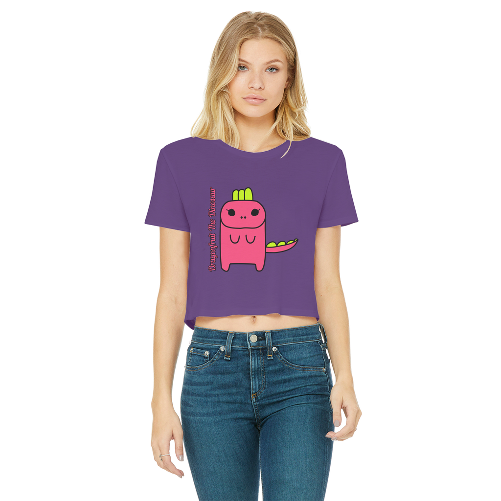 Dragonfruit The Dinosaur - Women's Cropped Top