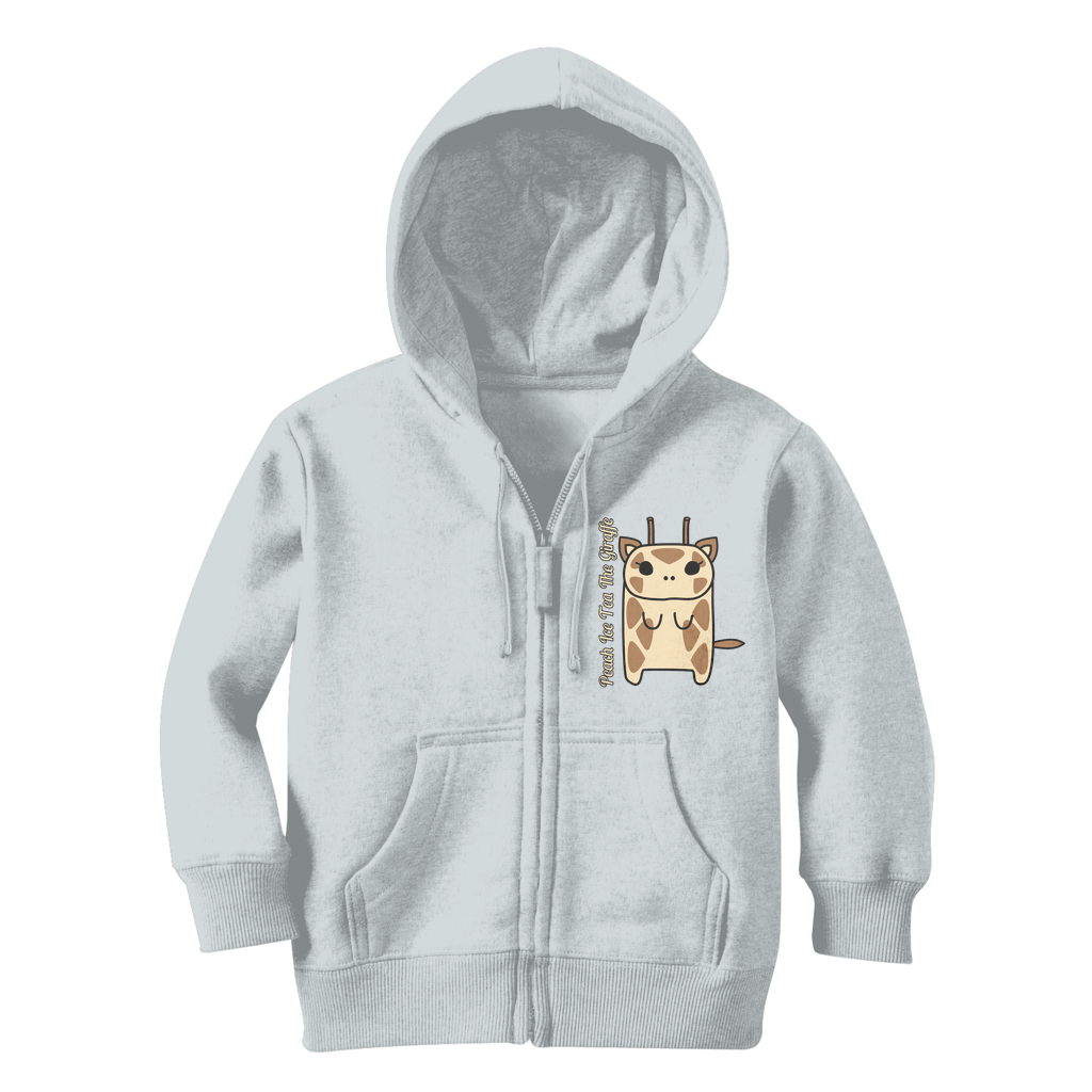 Peach Ice Tea The Giraffe - Classic Kids Zip Hoodie