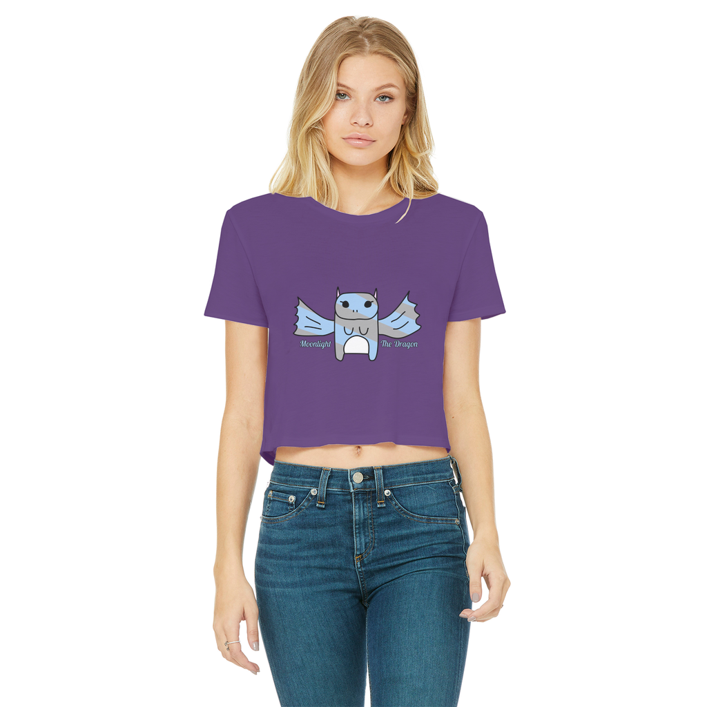 Moonlight The Dragon - Women's Cropped Top