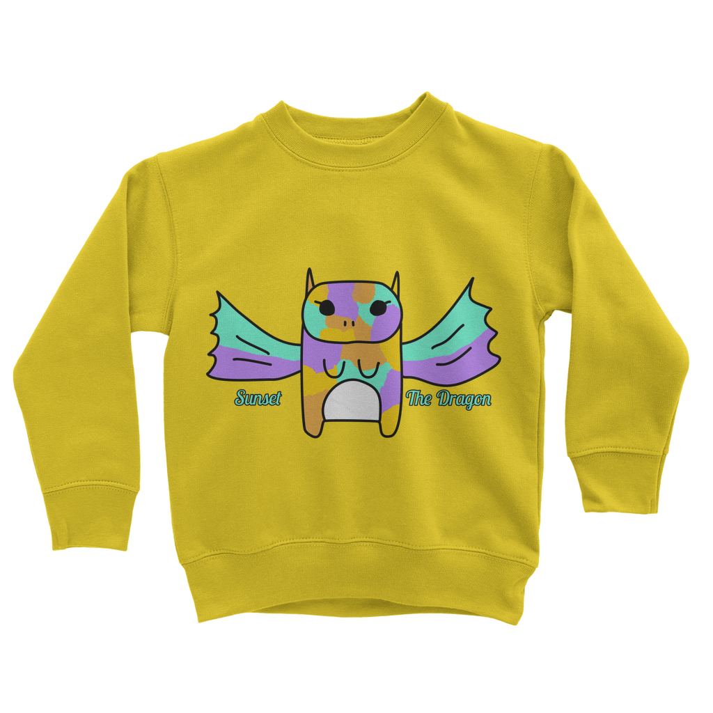 Sunset The Dragon - Classic Kids Sweatshirt