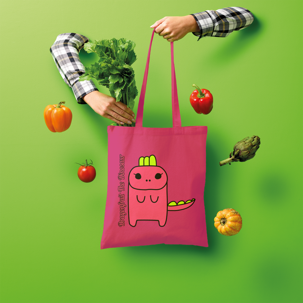 Dragonfruit The Dinosaur - Shopper Tote Bag