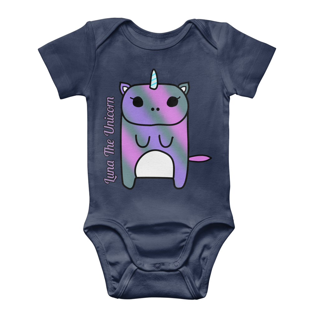 Luna The Unicorn - Classic Baby Bodysuit