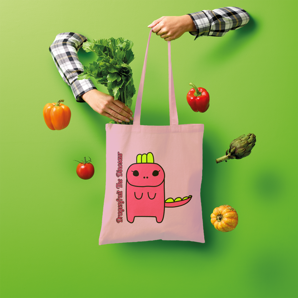 Dragonfruit The Dinosaur - Shopper Tote Bag