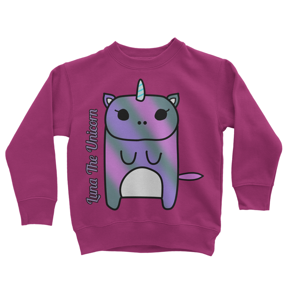 Luna The Unicorn - Classic Kids Sweatshirt