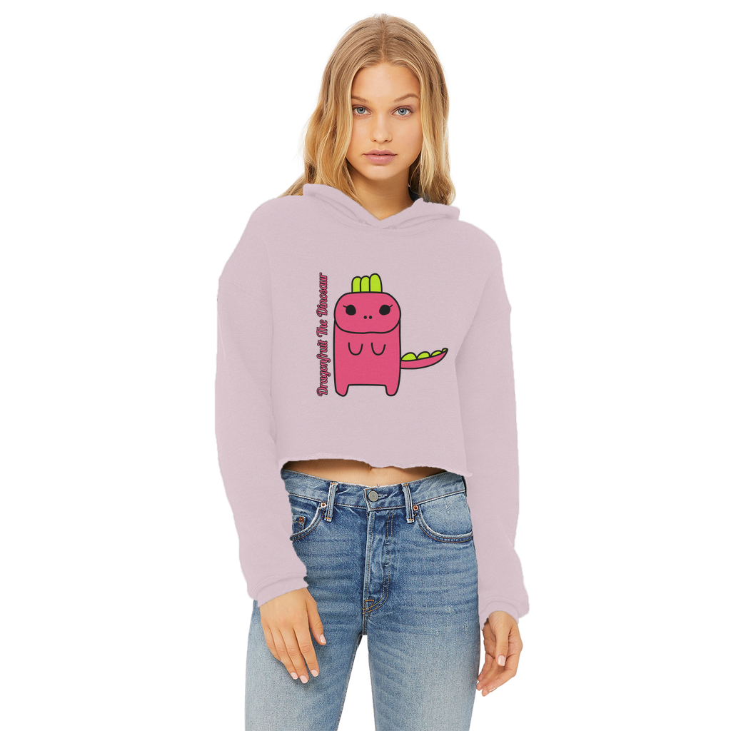 Dragonfruit The Dinosaur - Ladies Cropped Hoodie